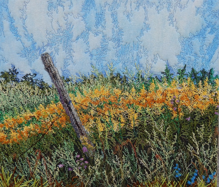 Prairie Flowers Landscapes Fibre Artist