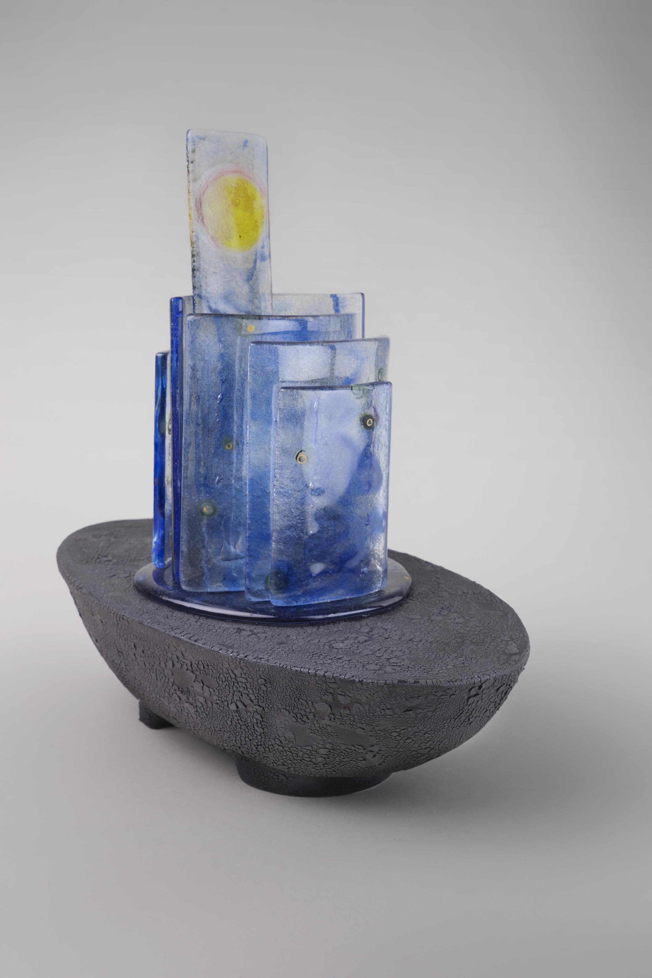 Ship Sculpture, Glass, ceramics Paula Cooley and Louisa Ferguson