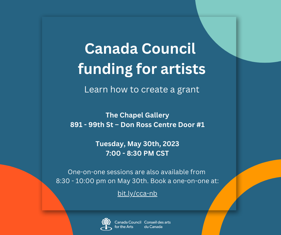 Canada Council for the Arts - Grant Writing Session