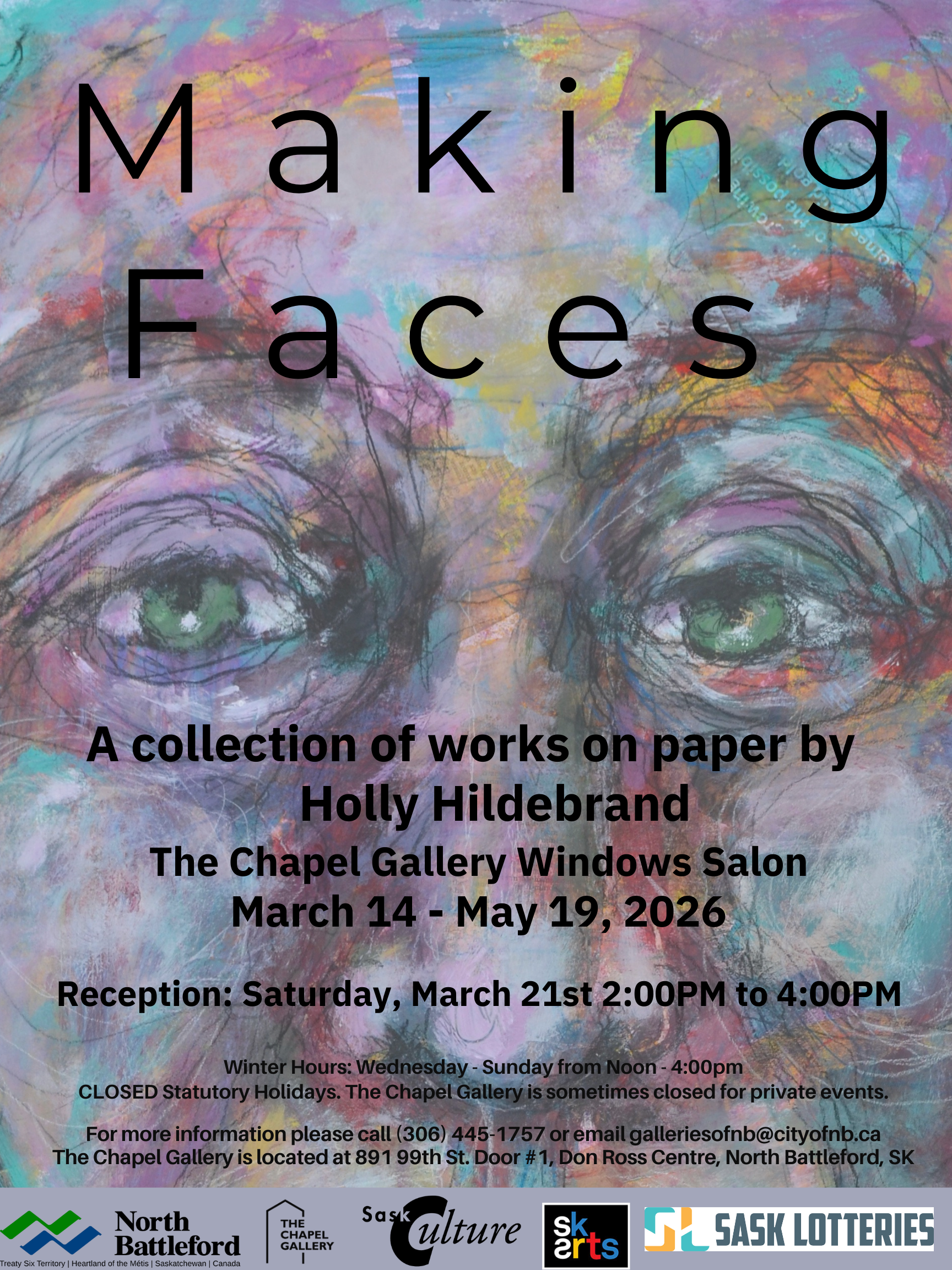 Abstract Faces - Colourful - Holly Hildebrand